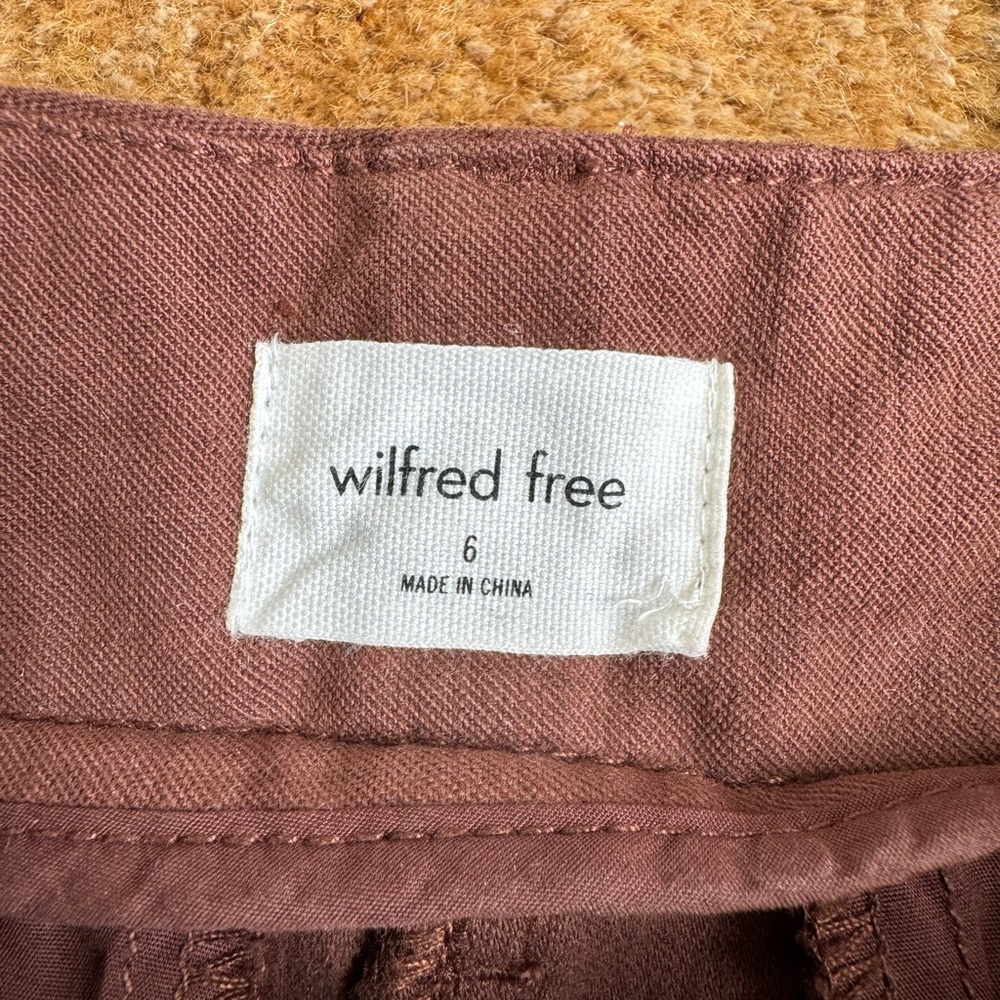 Aritzias Wilfred Free High-Rise Utility Ascendant pant in Gd Shitake Size 6 - Picture 8 of 12